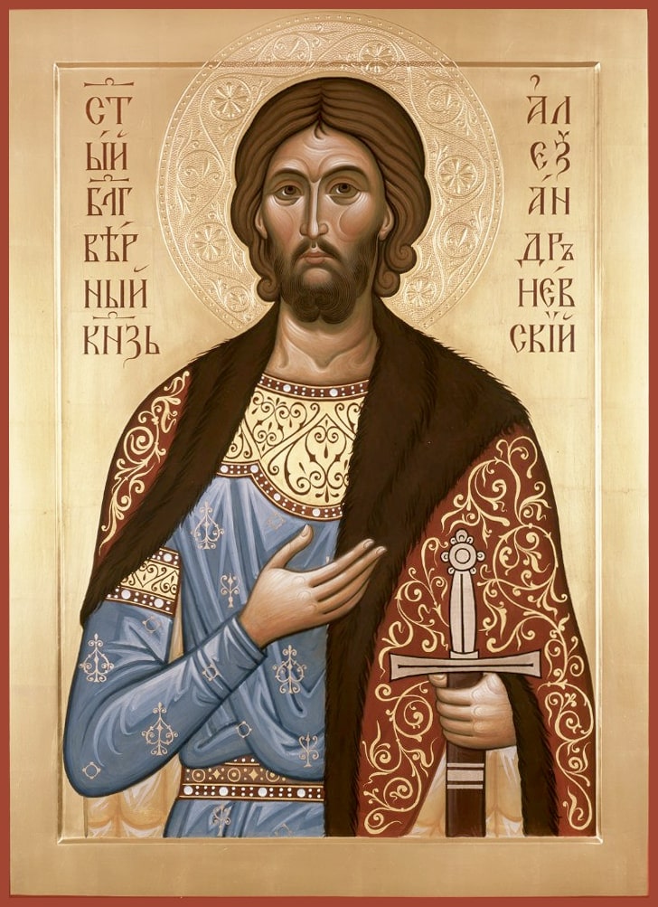 Благоверный князь Александр (в схиме Алексий) Невский.