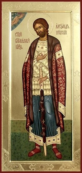 Благоверный князь Александр (в схиме Алексий) Невский.