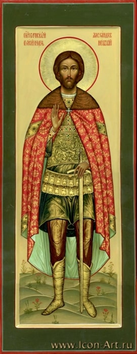 Благоверный князь Александр (в схиме Алексий) Невский.