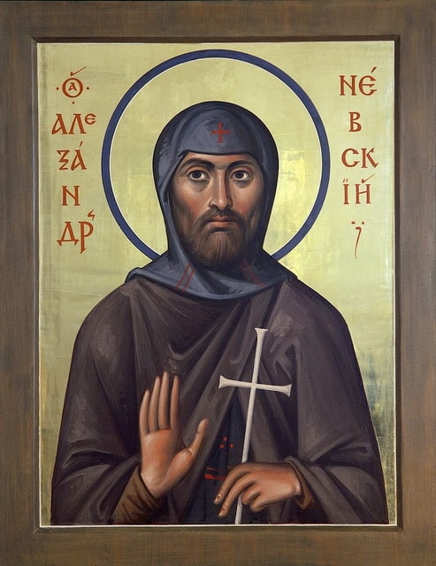 Благоверный князь Александр (в схиме Алексий) Невский.