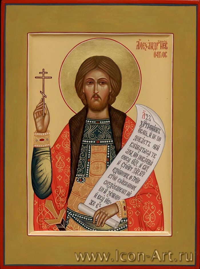 Благоверный князь Александр (в схиме Алексий) Невский.