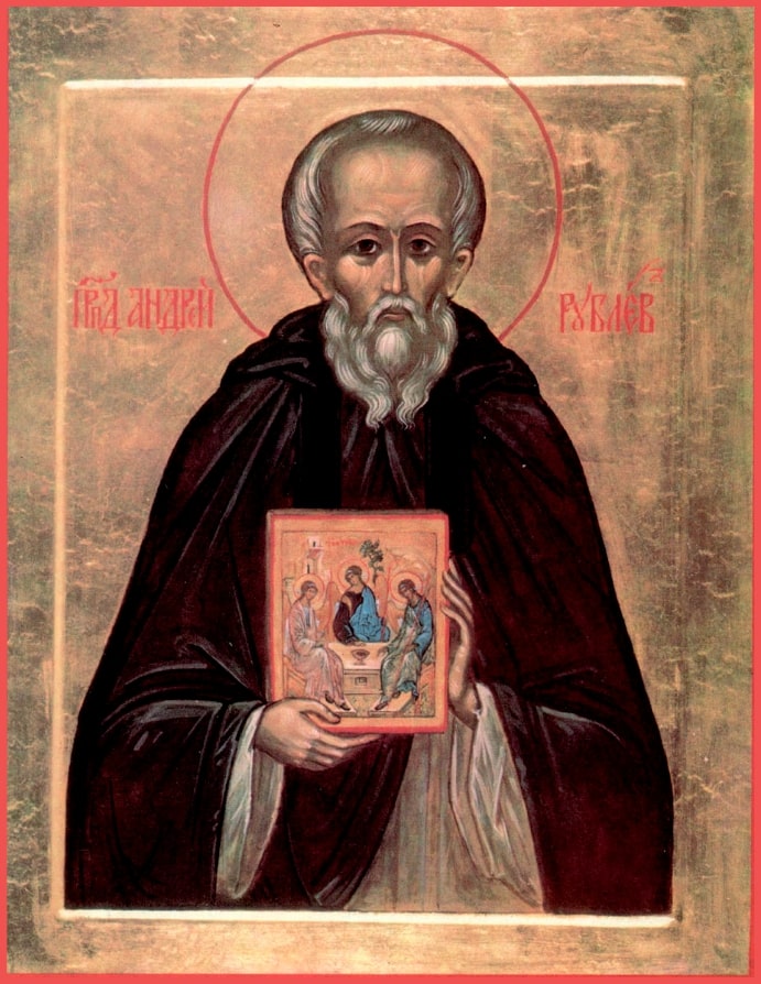 Преподобный Андрей Рублев, иконописец.