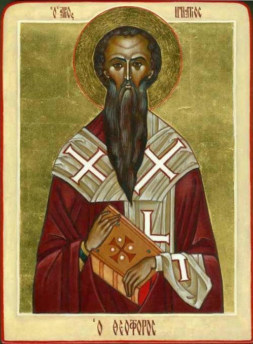 Священномученик Игнатий Богоносец, Антиохийский, епископ.