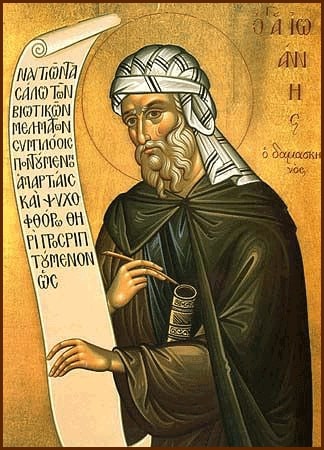 Преподобный Иоанн Дамаскин, песнописец.