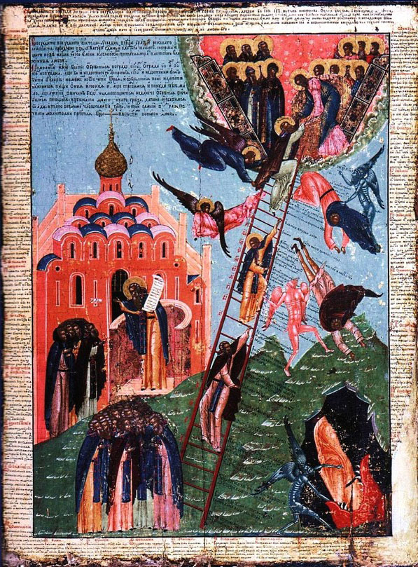 Лествица Иоанна Лествичника. Икона