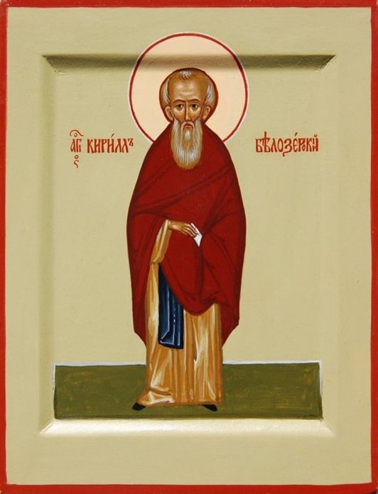 Преподобный Кирилл Белоезерский, игумен.
