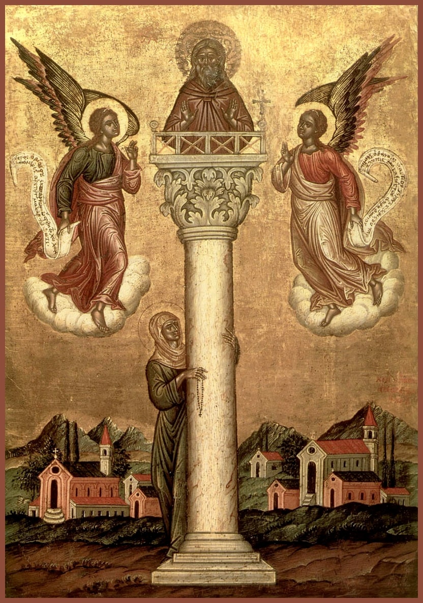 Преподобный Симеон Столпник, Антиохийский, архимандрит.