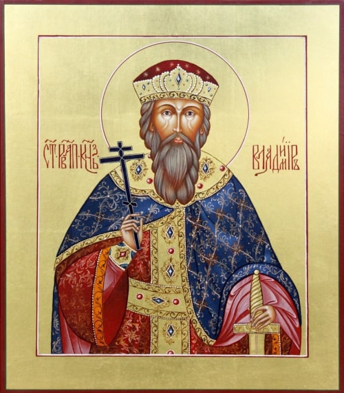 Равноапостольный Владимир (в Крещении Василий), великий князь.