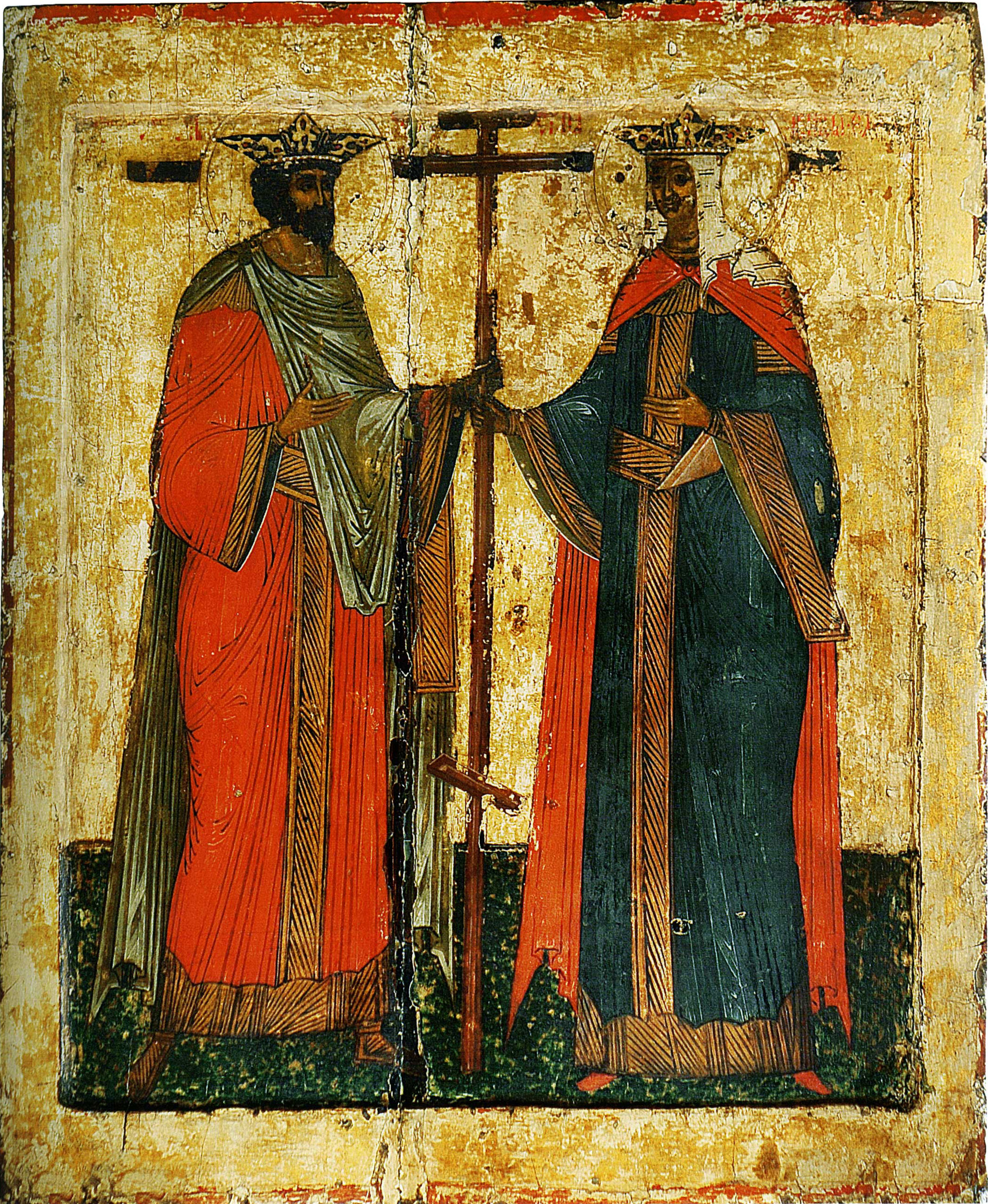 Царь Константин и святая мать его Елена.