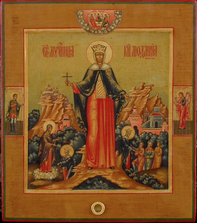 Мученица Людмила Чешская, княгиня.